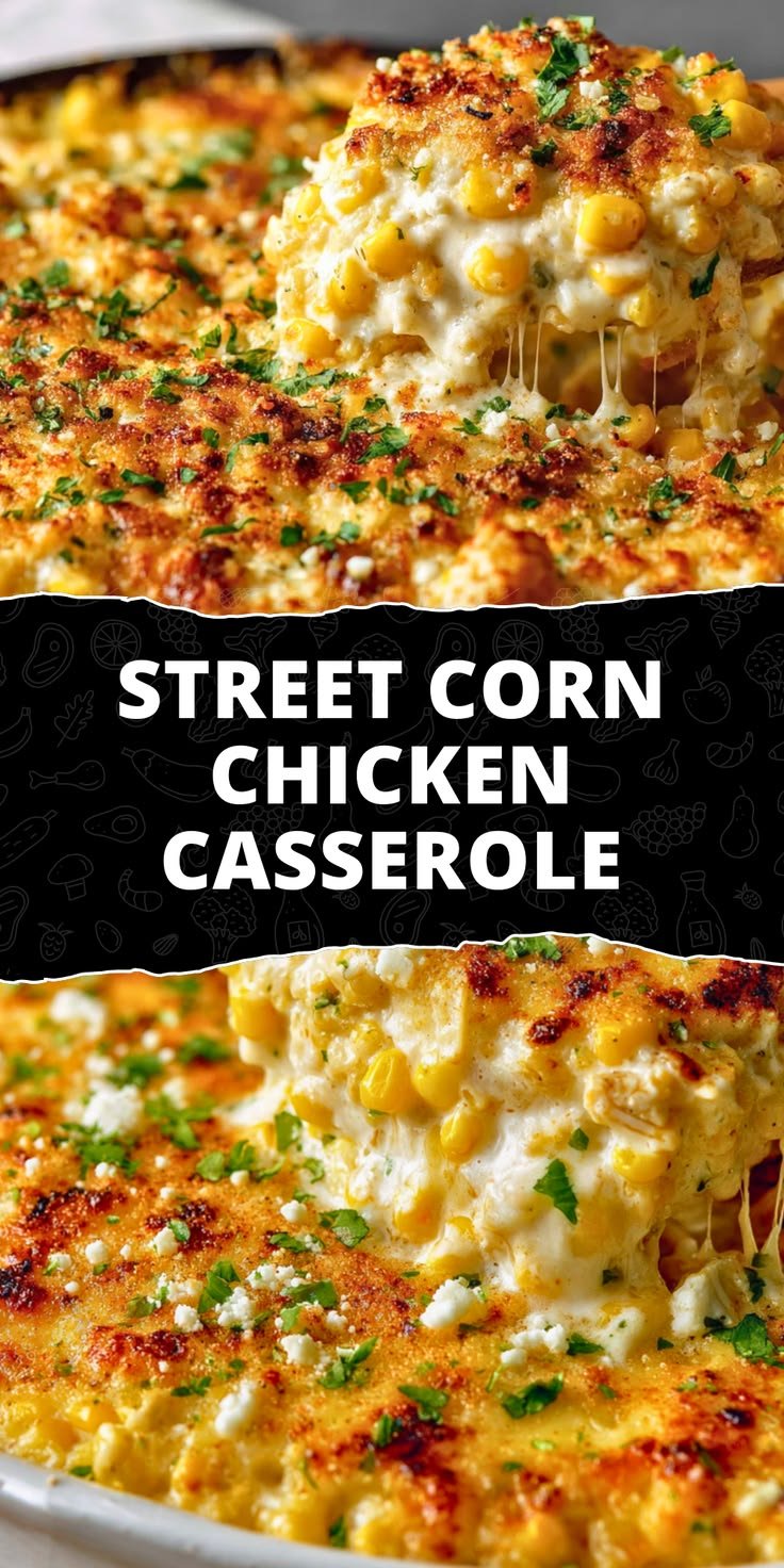 Street Corn Chicken Casserole