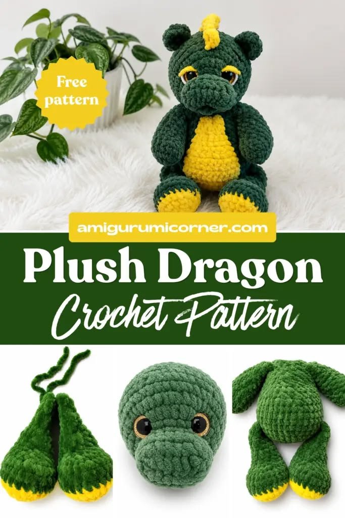 Plush Dragon Amigurumi