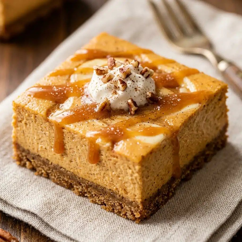 Pumpkin Cheesecake Bars