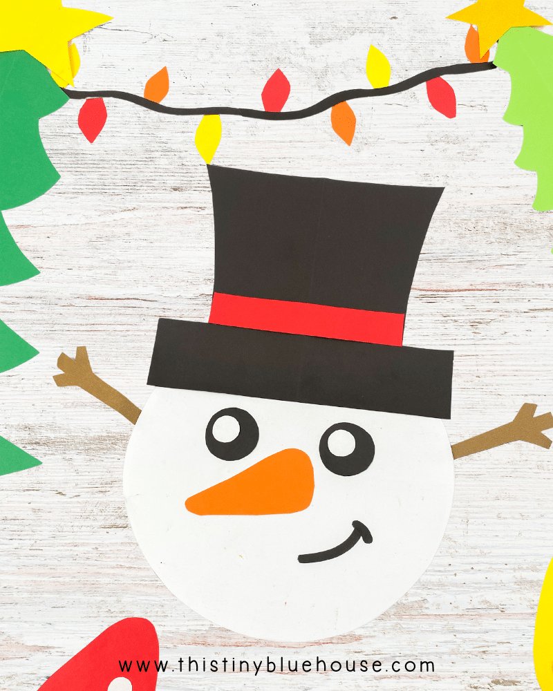 Printable Snowman Craft For Kids - This Tiny Blue House