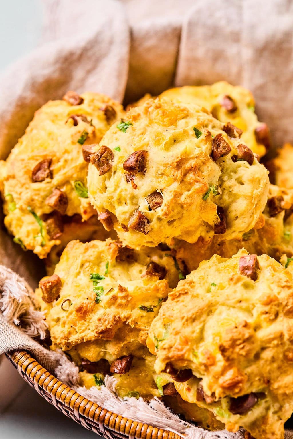 Protein Breakfast Biscuits (Sausage Cheddar) - Real Food Whole Life