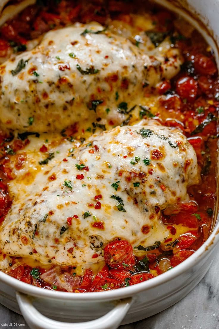 Mozzarella Baked Chicken Breasts Recipe – Baked Chicken Recipe