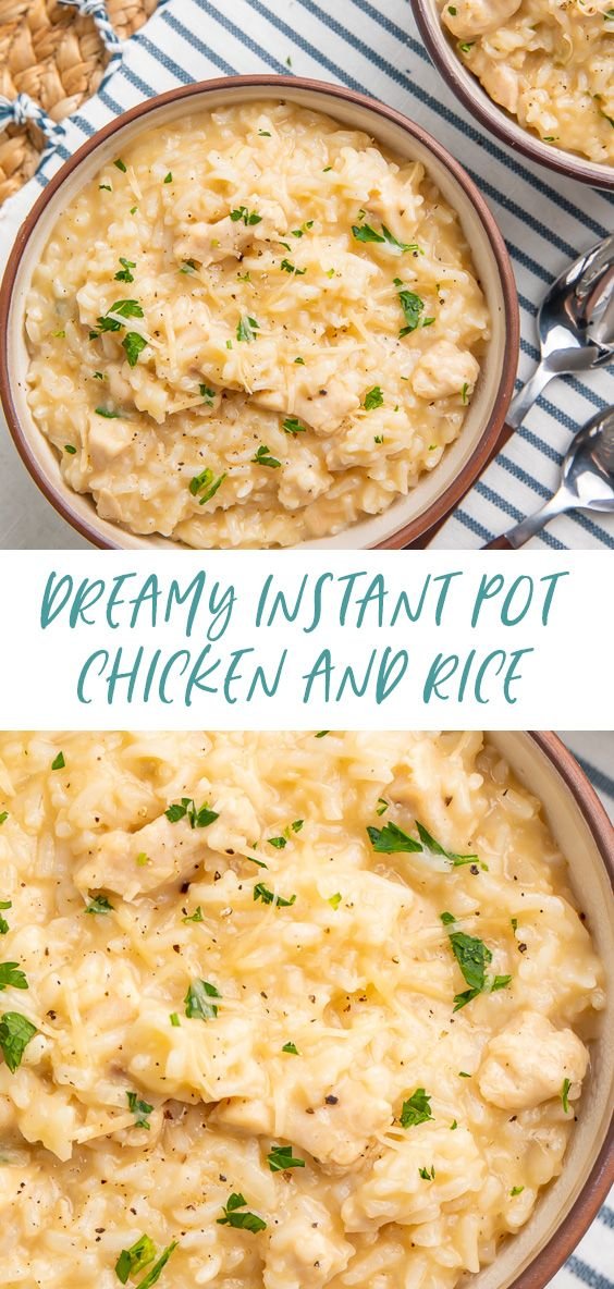 Creamy Instant Pot Chicken and Rice | Instant pot chicken cream of chicken, Instant pot creamy chicken recipes, Instant pot dinner recipes