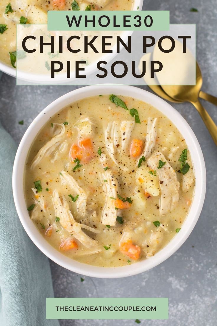 Whole30 Chicken Pot Pie Soup