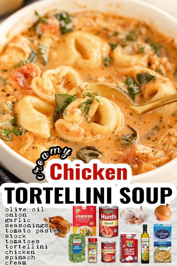 Chicken Tortellini Soup