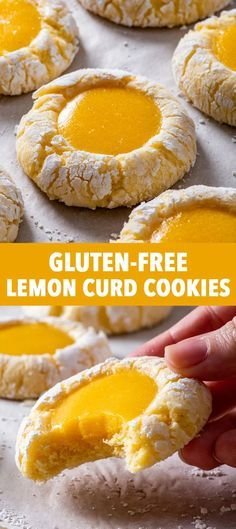 Gluten Free Lemon Curd Cookies Recipe | Homemade lemon curd without eggs, How to make healthy lemon curd, Gluten free recipes with lemon curd