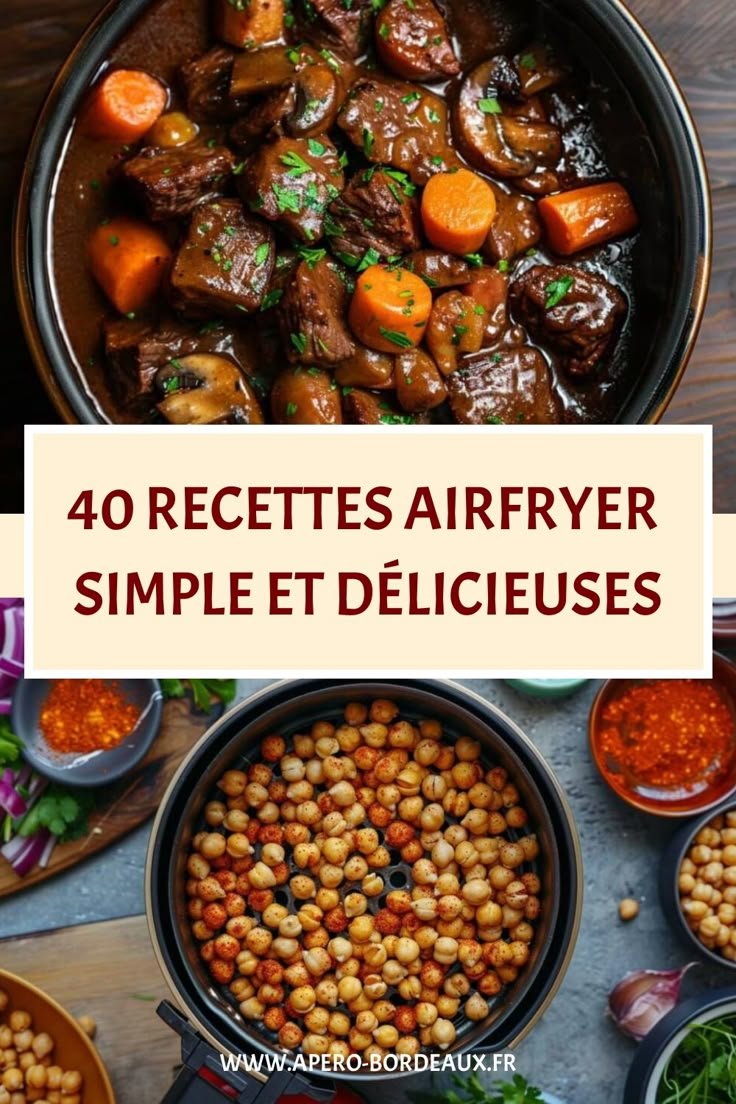 40 Recettes Airfryer simple et délicieuses