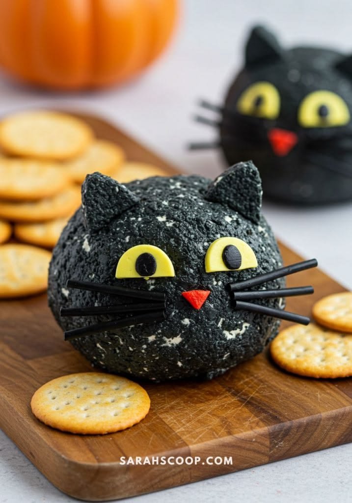 Black Cat Cheese Ball
