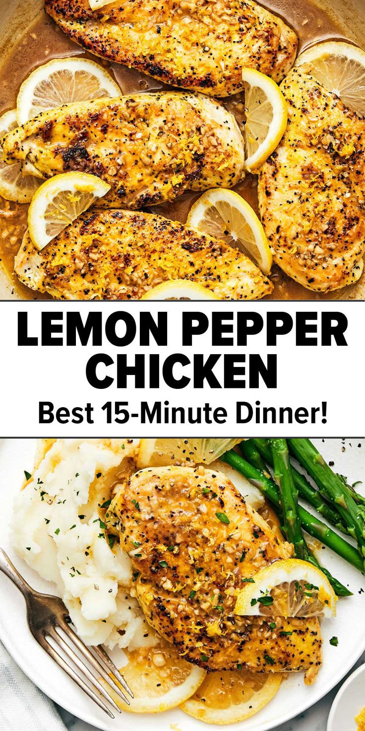 Lemon Pepper Chicken (15-Minutes!)