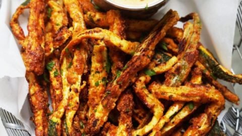 Crispy Baked Keto Zucchini Fries