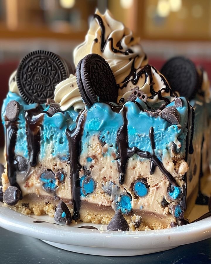 Cookie Monster Cheesecake