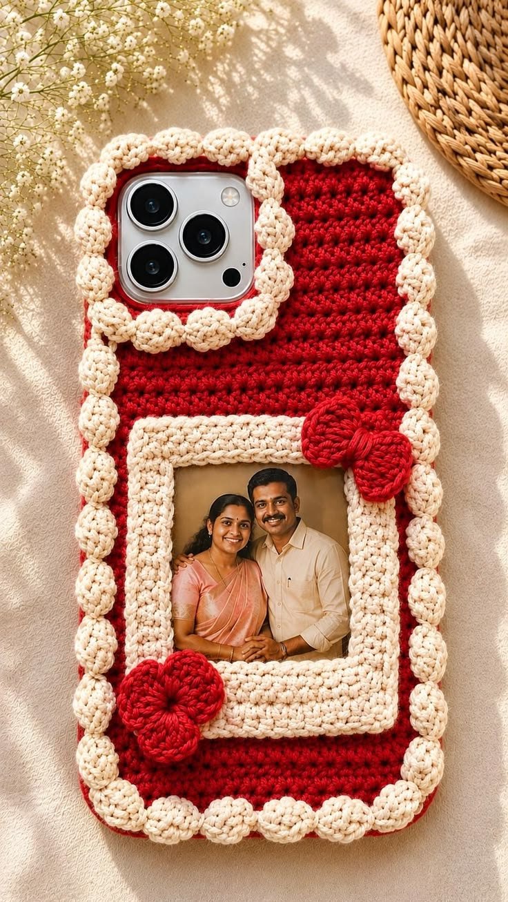 Custom Crochet Photo Phone Case Made to Order 6 Custom Crochet Photo Phone Case