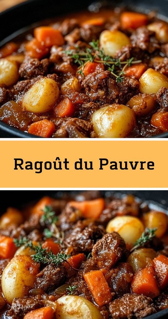 Recette Ragoût du Pauvre Mijoteuse : Facile, Réconfortant & Économique | Recette plat unique, Recette boeuf haché, Recette plat familial