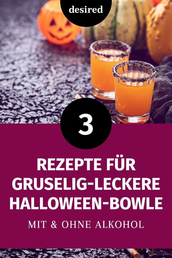 Halloween-Bowle: 3 Rezepte, die verdammt lecker schmecken (und schaurig aussehen)