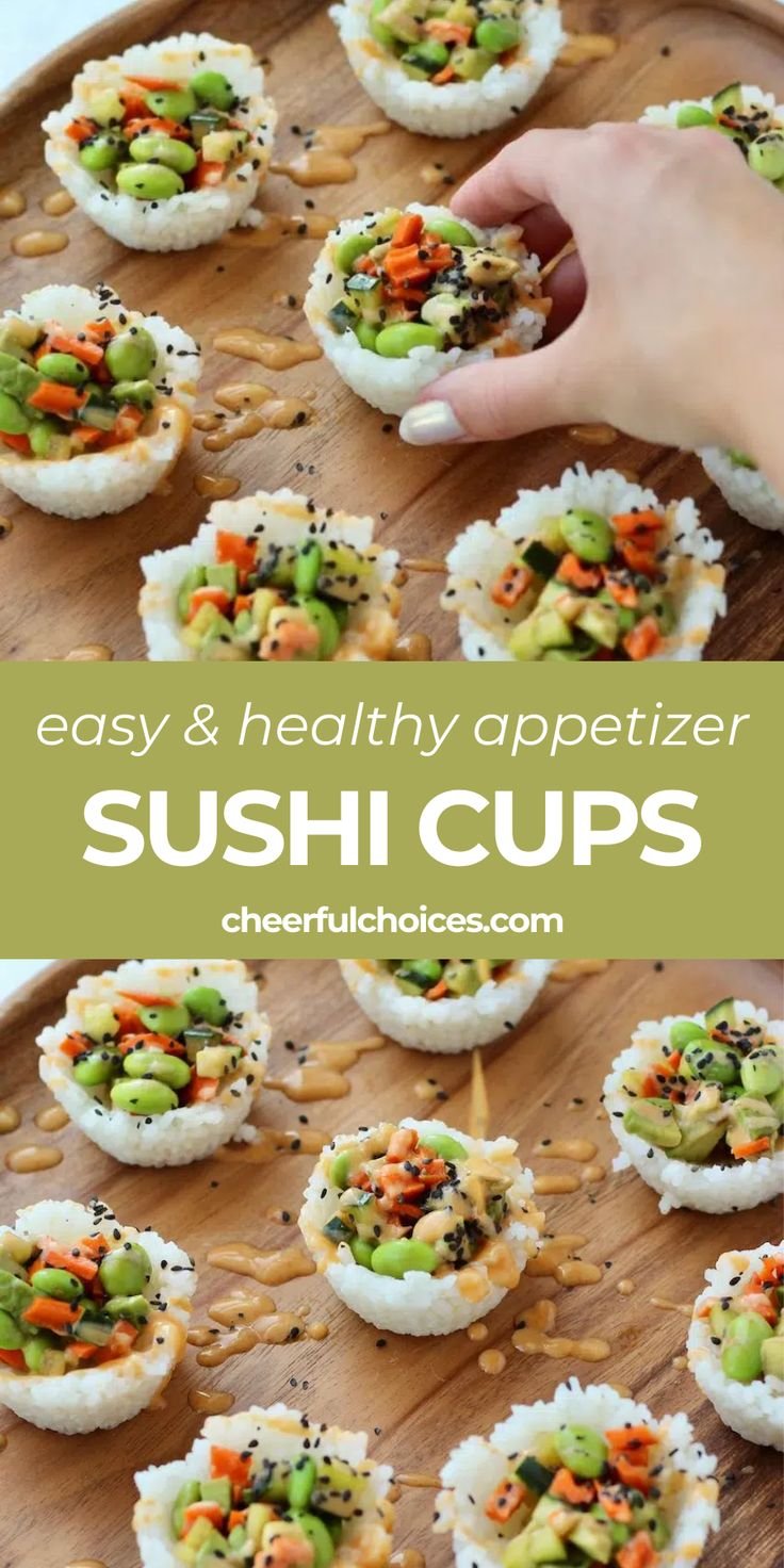 Super Easy Sushi Cups | Healthy Savory Snack