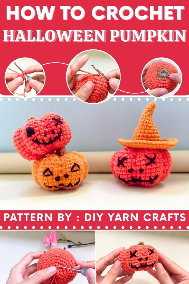 Free Crochet Halloween Pumpkin Pattern