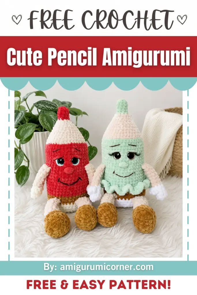 Crochet Amigurumi Pencil