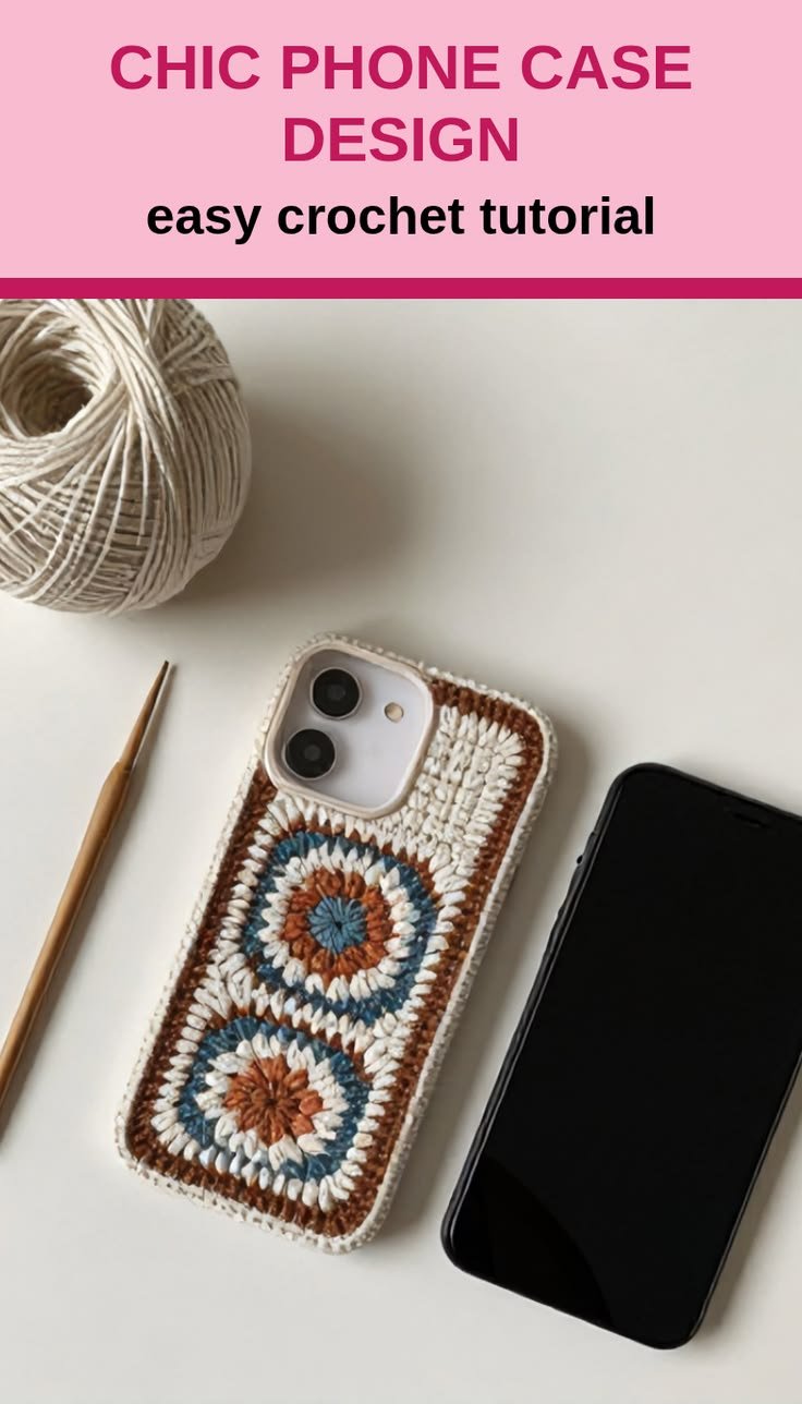 DIY Chic Crochet Phone Case Tutorial 6 Chic Crochet Phone Case Tutorial