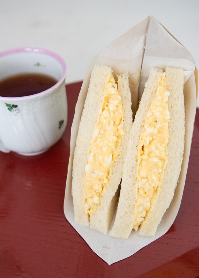 Sandwich aux œufs japonais style 7-Eleven