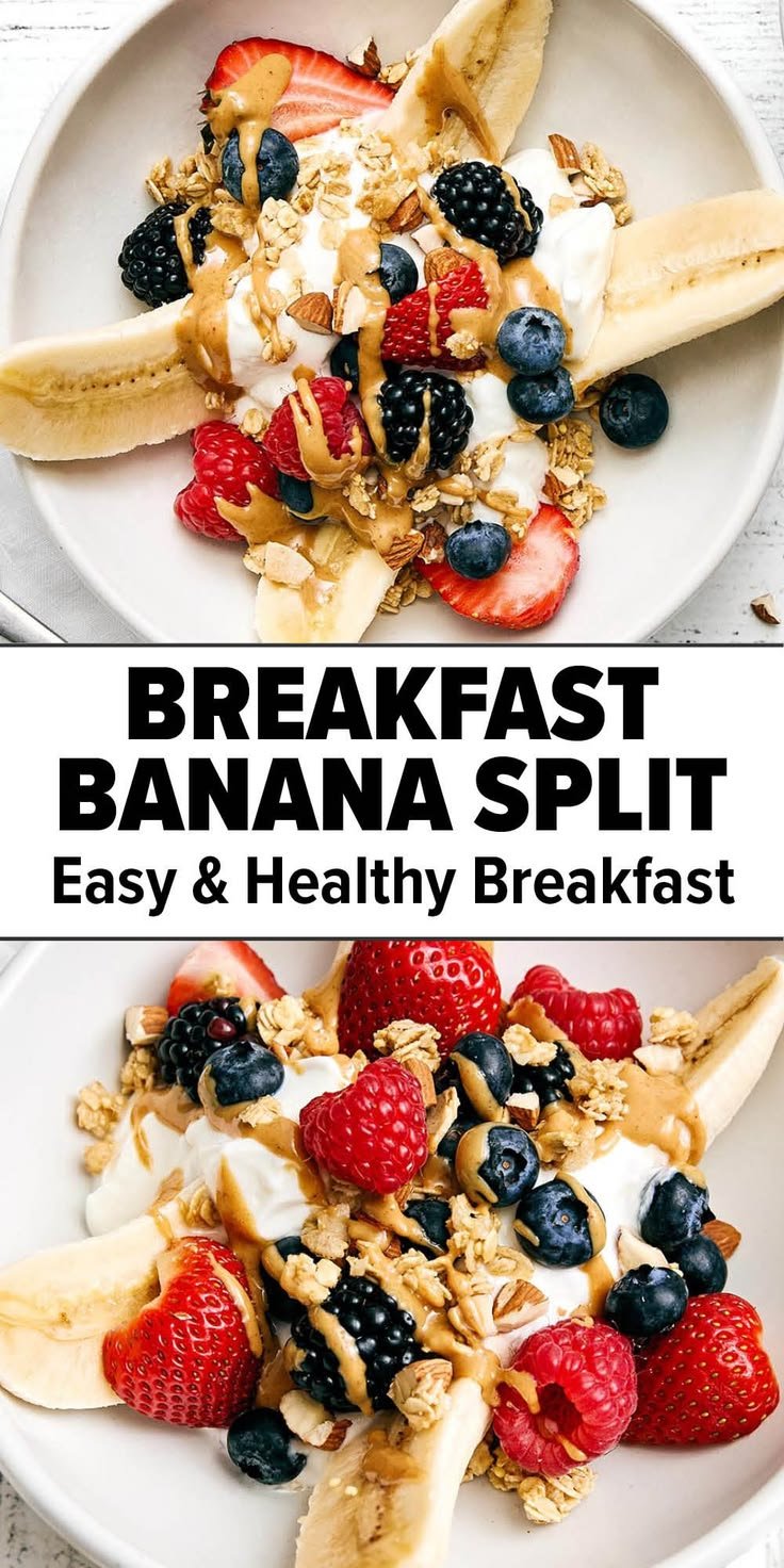 Breakfast Banana Split
