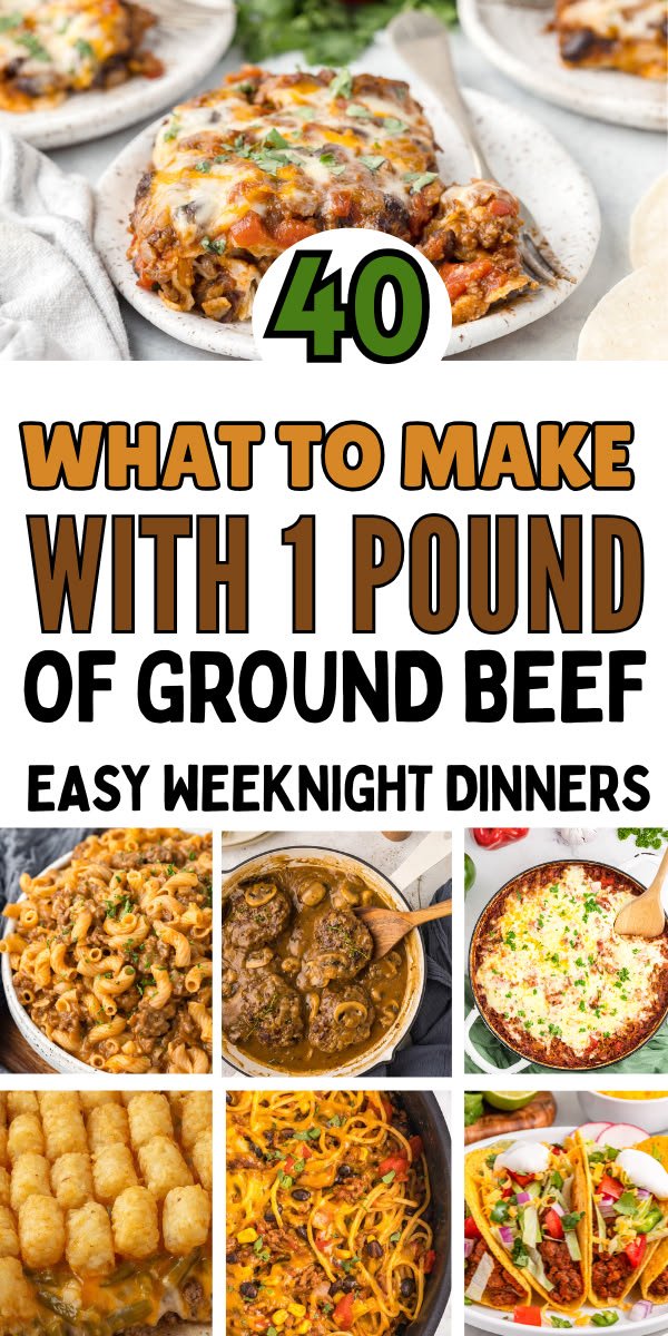 Easy Ground Beef Dinners