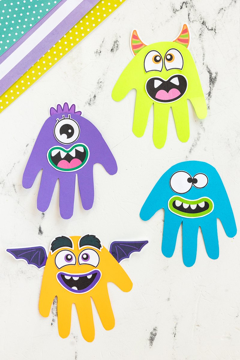 Handprint Monsters