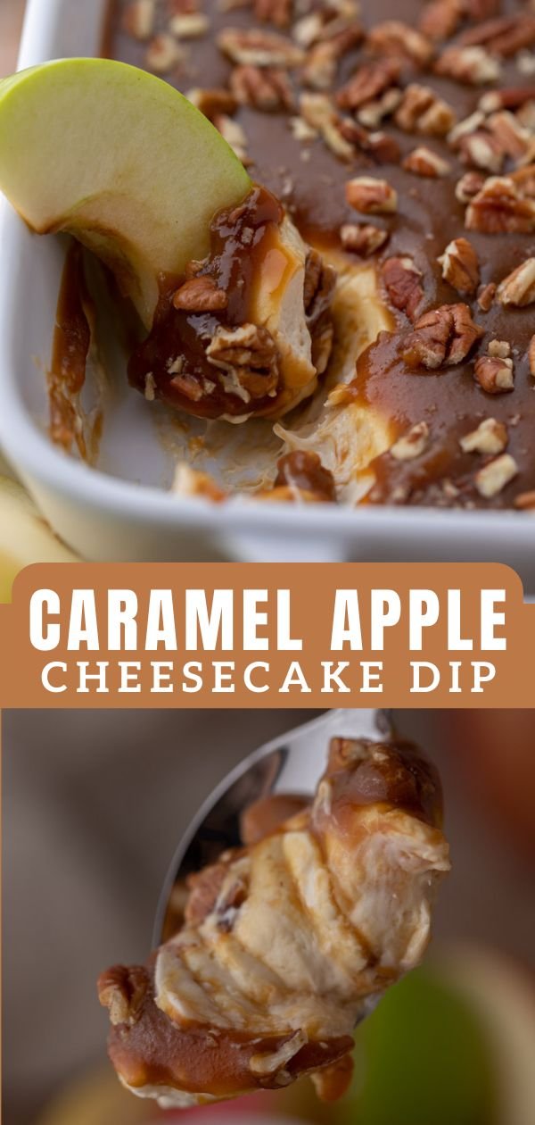 Easy caramel apple cheesecake dip recipe