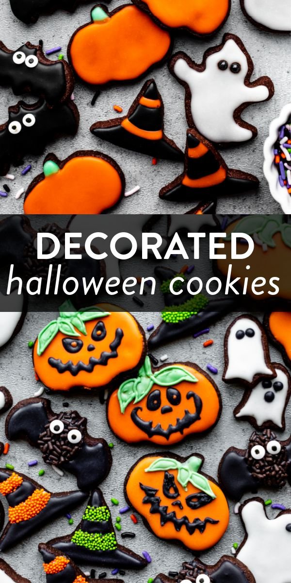 Halloween Chocolate Cookies