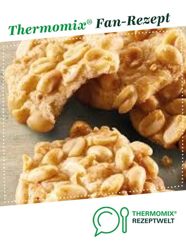 Erdnussplätzchen | Rezept | Einfaches thermomix-nachtisch, Hausgemachte erdnusskaramell, Thermomix erdnuss-krokant-rezept
