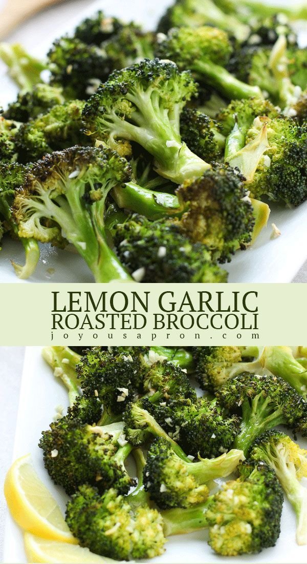 Roasted Lemon Garlic Broccoli