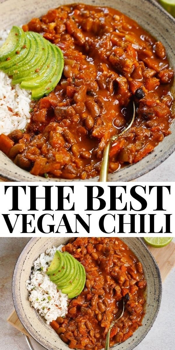 THE BEST VEGAN CHILI