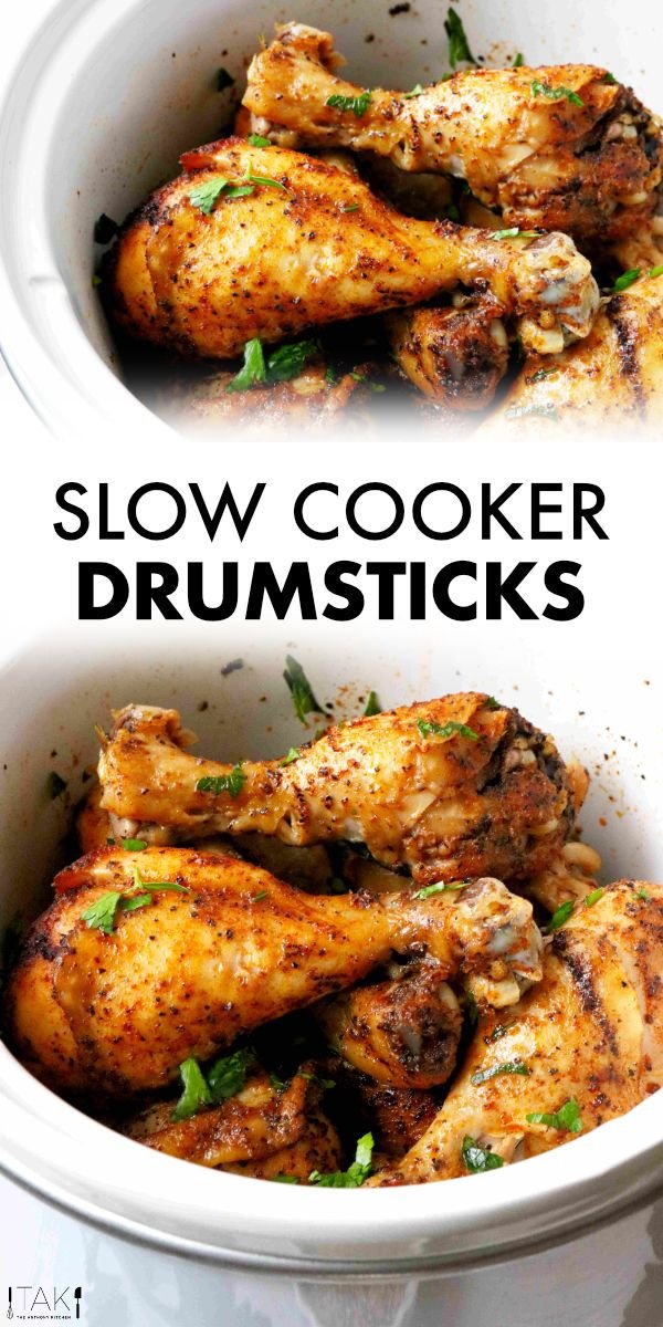 Slow Cooker Drumsticks | Easy Crockpot Chicken Legs Recipe | Drumsticks in slow cooker, Chicken drumstick slow cooker, Slow cooker drumsticks easy