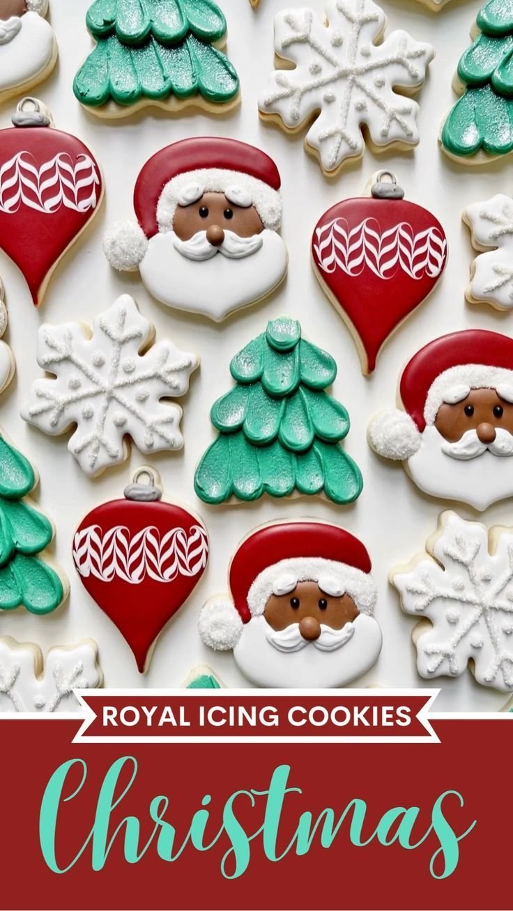 Christmas Royal Icing Cookies