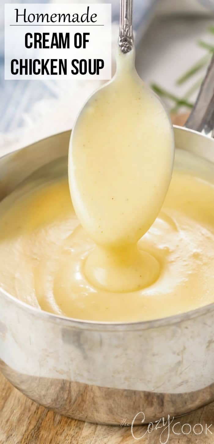 Homemade Cream of Chicken Soup Recipe | Cream of chicken soup recipes homemade