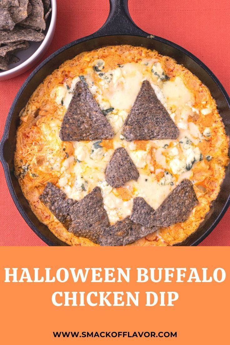 Halloween Buffalo Chicken Dip