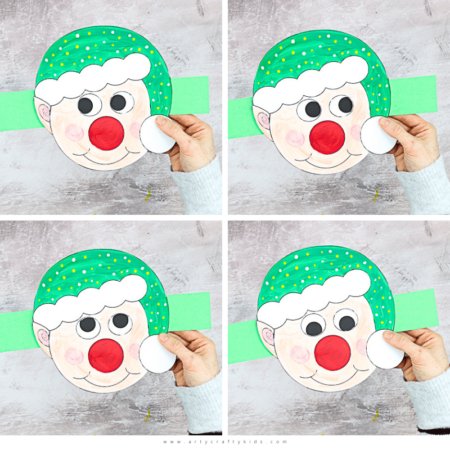 Moving Eyes Elf Craft - Arty Crafty Kids