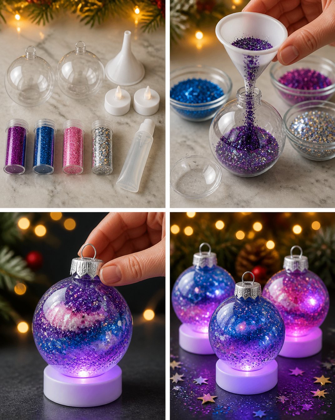 DIY Celestial Galaxy Ornaments 2 DIY Celestial Galaxy Ornaments