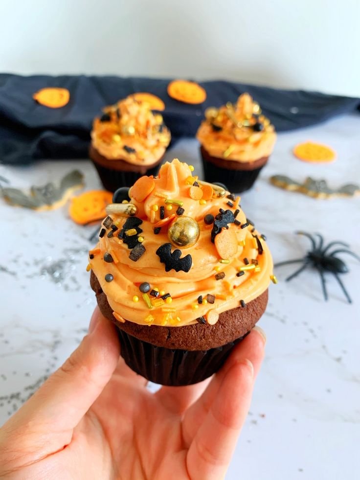 Halloween-Cupcakes: so schokoladig und fruchtig! - Sheepy's Bakery