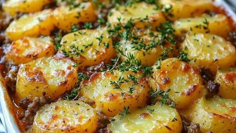 Hamburger Potato Casserole