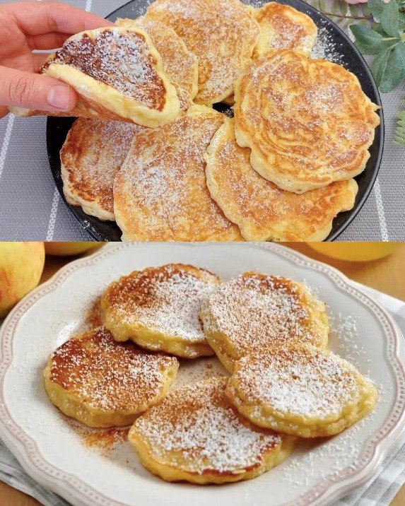 Apfel Joghurt Pfannkuchen