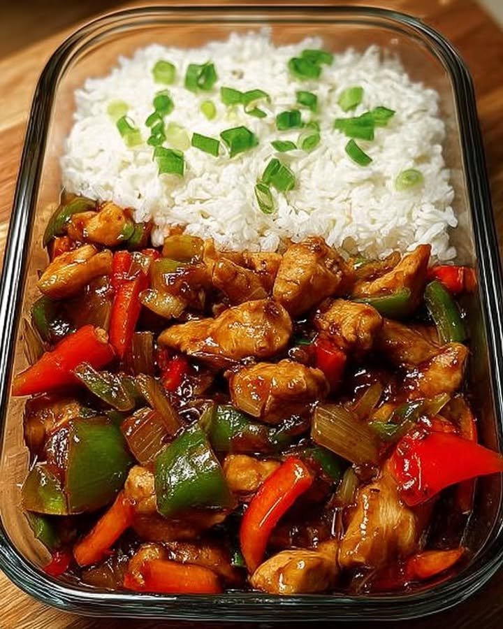 Chinesische Hähnchen Gemüsepfanne