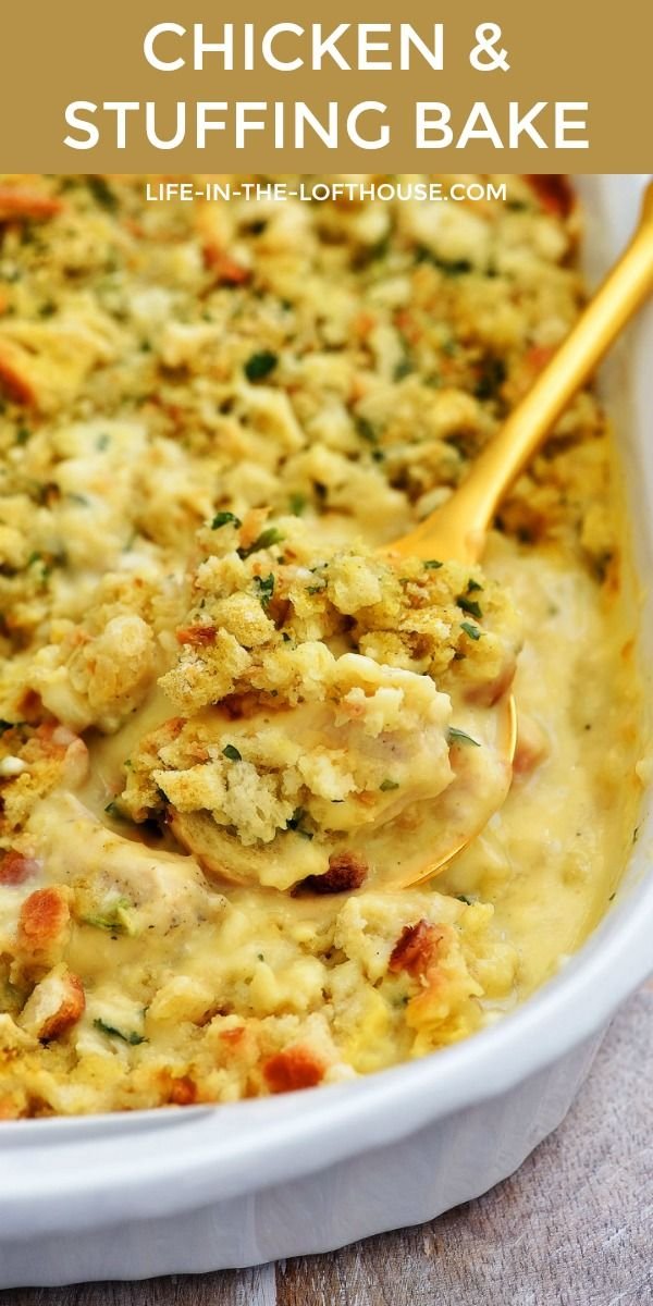 Chicken & Stuffing Bake
