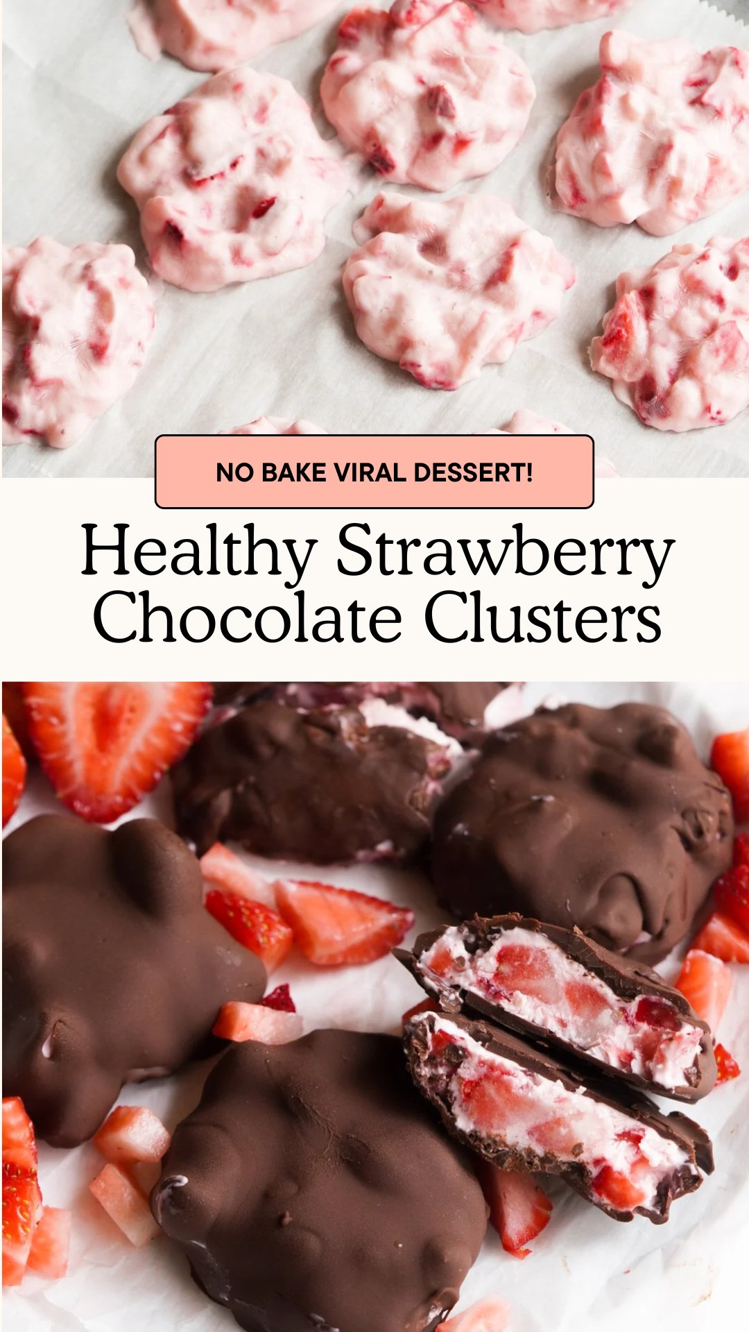 Chocolate Strawberry Yogurt Clusters Recipe