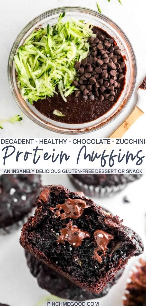 Chocolate Zucchini Muffins - Gluten Free