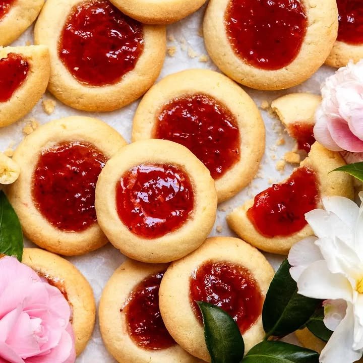 Gouttes de confiture