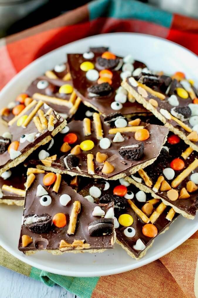 Halloween Candy Bark