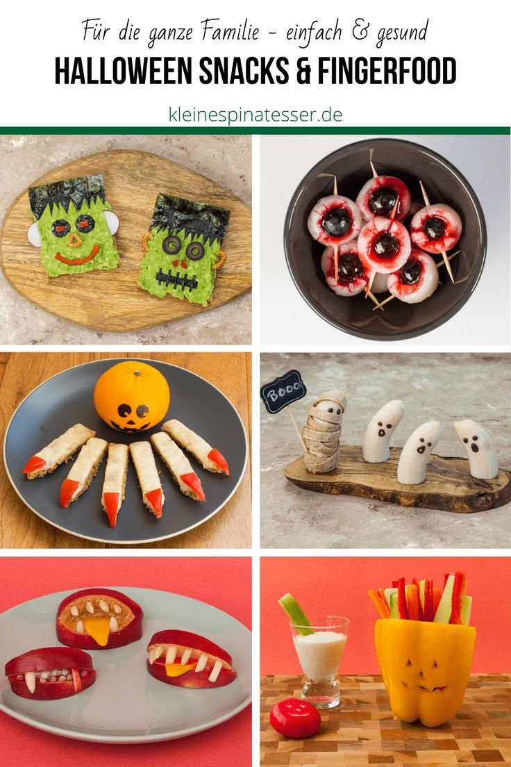Halloween-Essen für Kinder | einfach & gesund