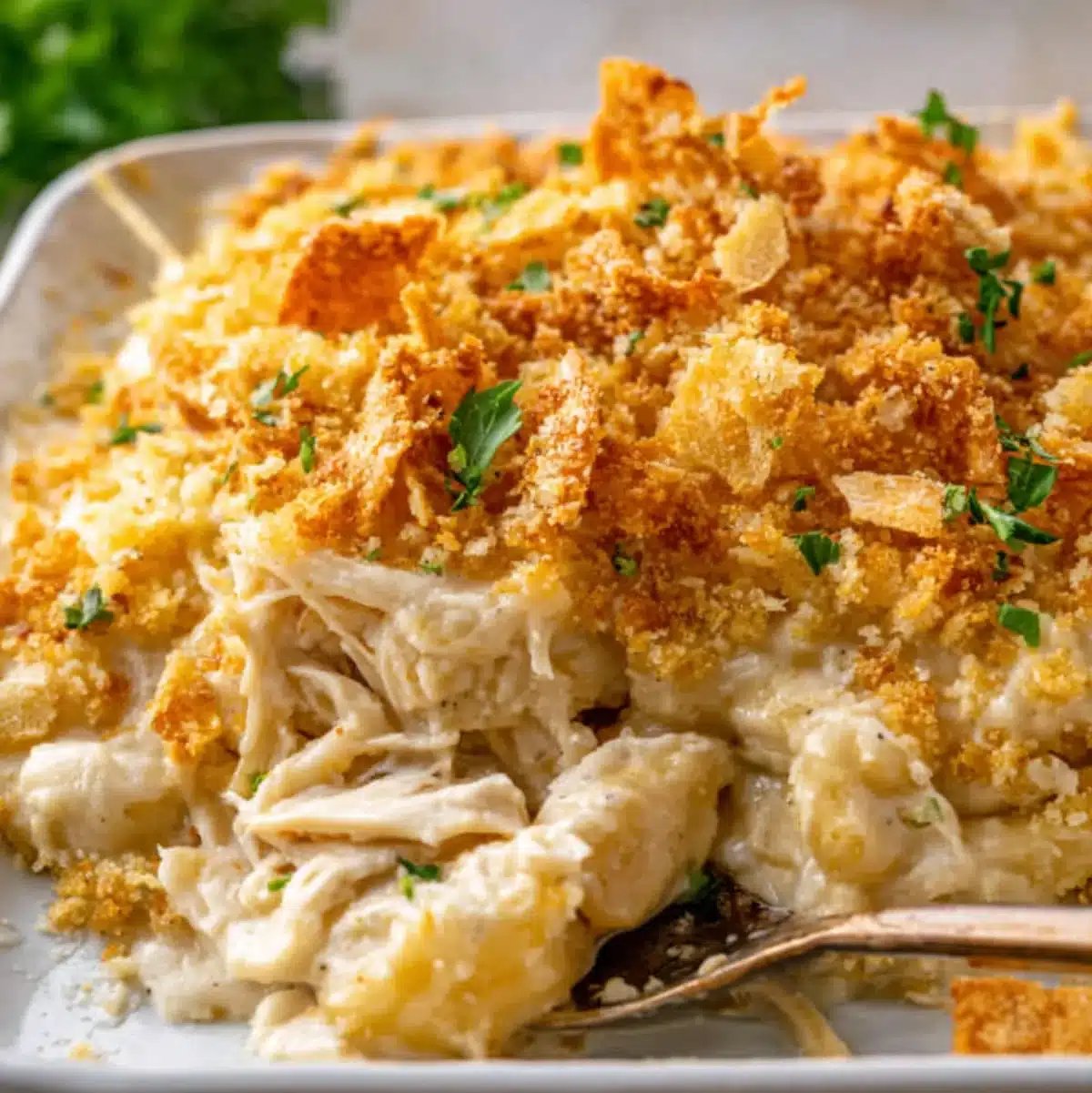 Casserole de poulet crémeuse aux crackers Ritz
