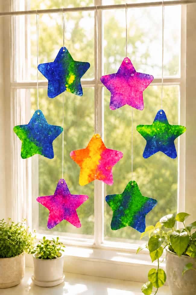 How to Make Crayon Suncatchers