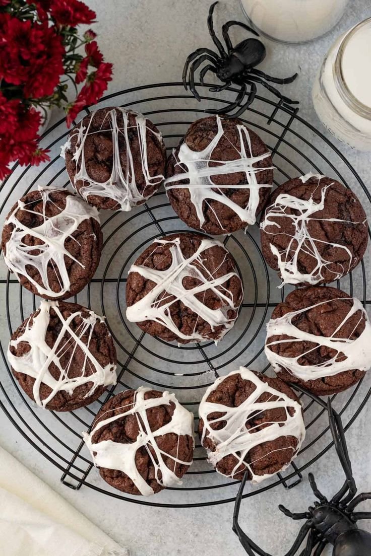 Spider Web Cookies